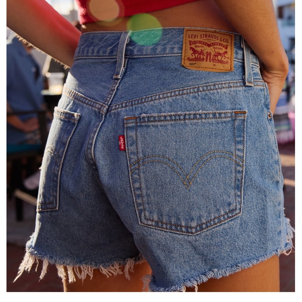 Levi's Women's 501 High Rise Denim Shorts Size:28